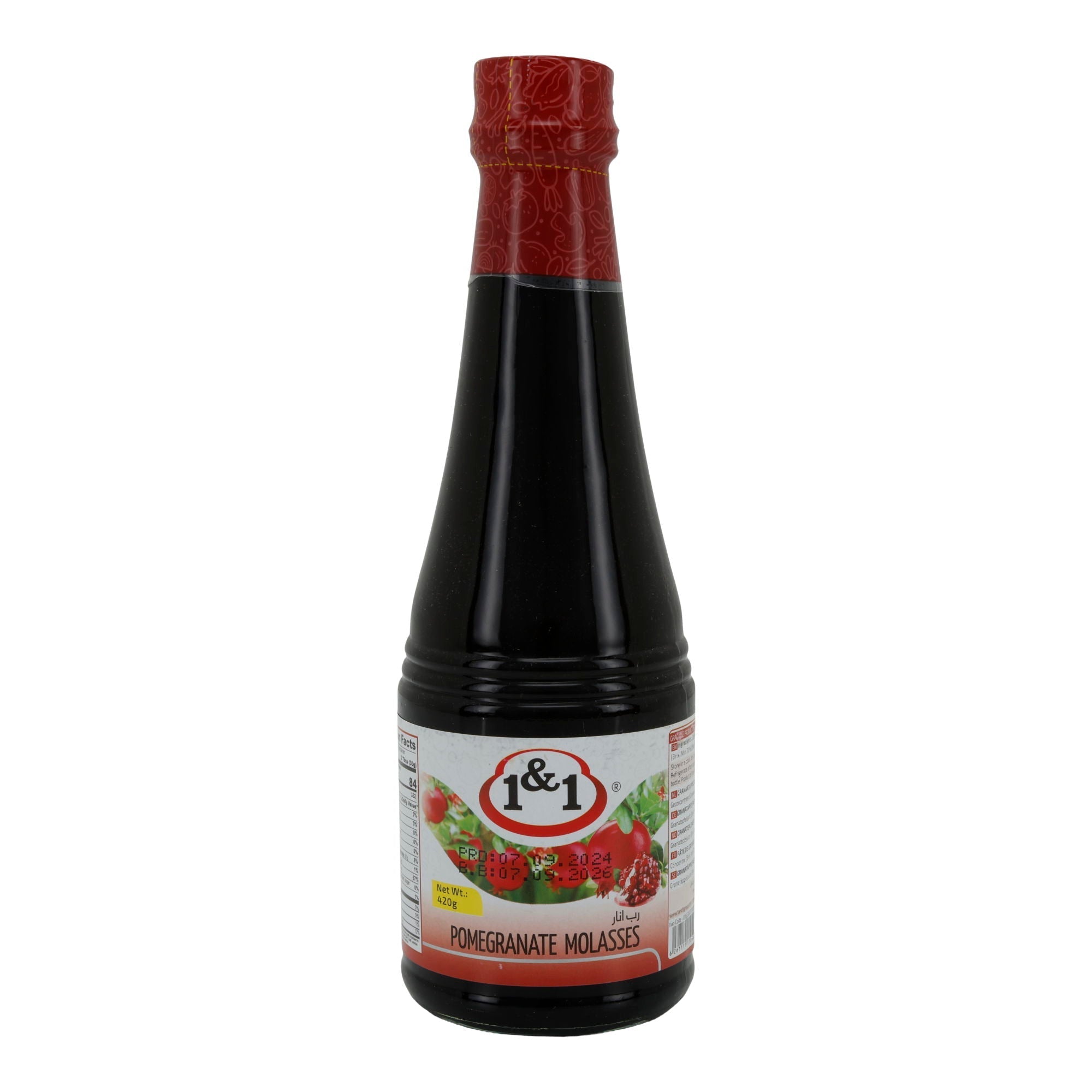 Granatapfelsirup 1&1 | Pomegranate Molasses | Fruchtig & aromatisch | 420 g Espido